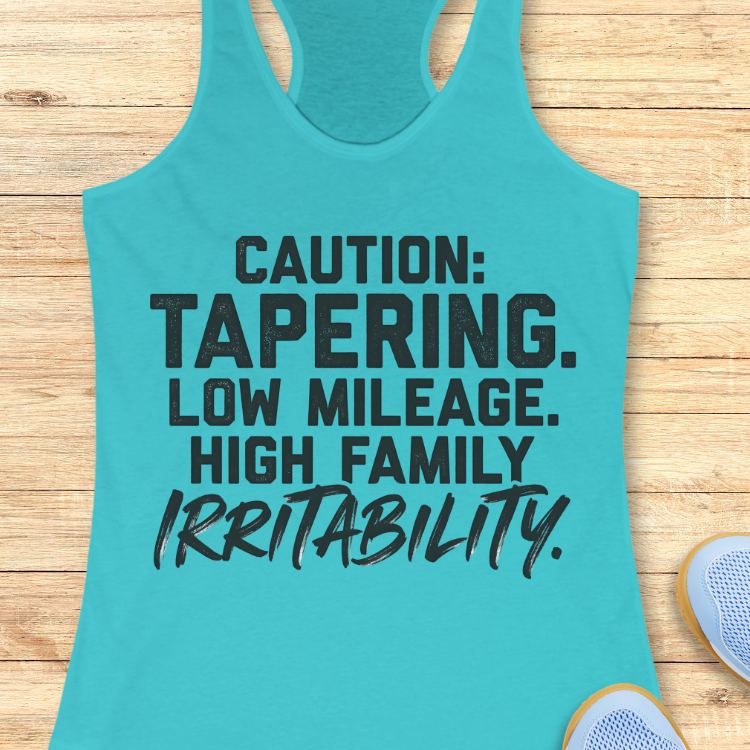 Tapering Warning Tank Top