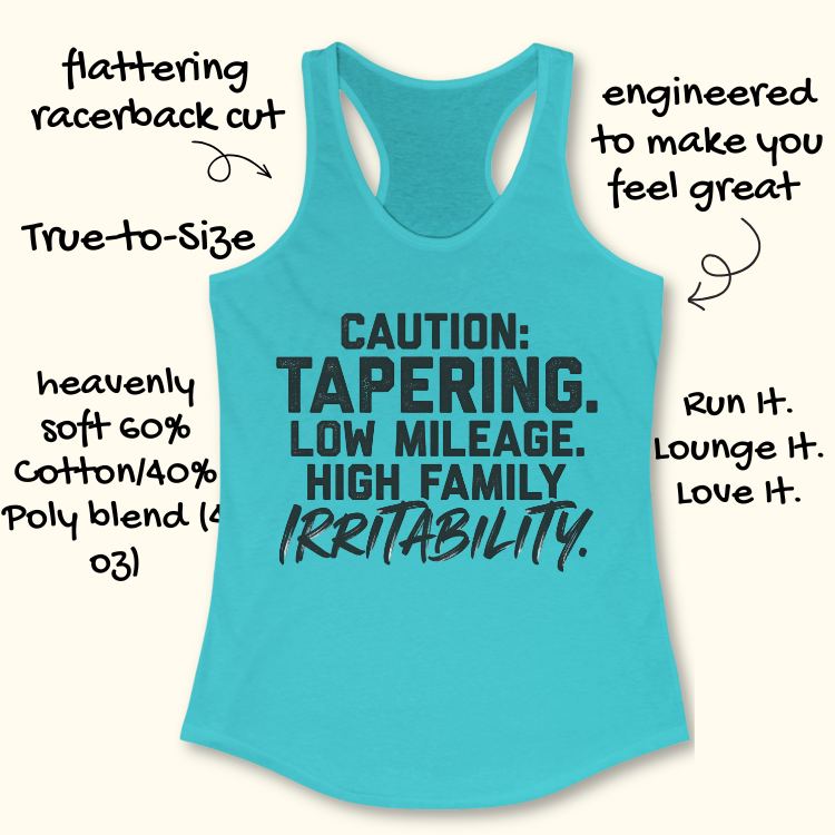Tapering Warning Tank Top