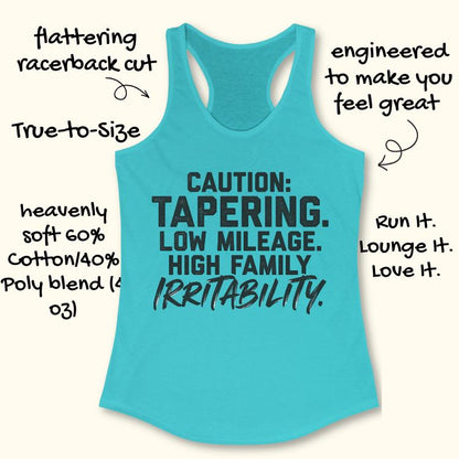Tapering Warning Tank Top