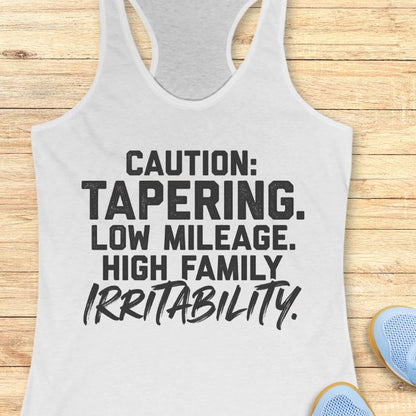 Tapering Warning Tank Top