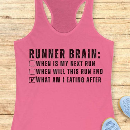 Runner Brain Tank Top
