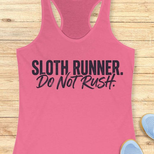 Sloth No Rush Tank Top