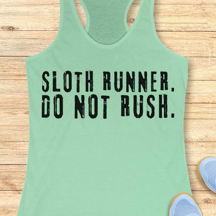Sloth Runner Tank Top