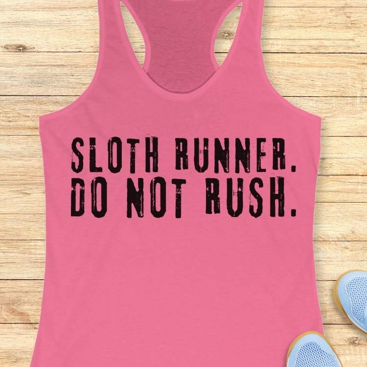 Sloth Runner Tank Top