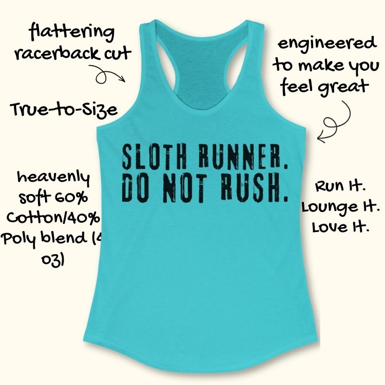 Sloth Runner Tank Top