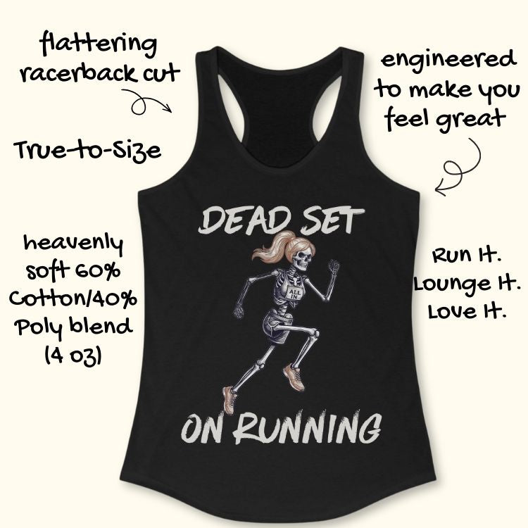Dead Set On Running Tank Top