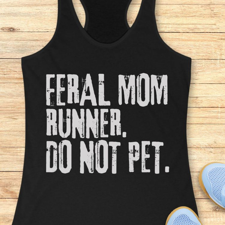 Feral Mom Runner Tank Top