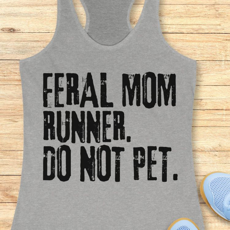 Feral Mom Runner Tank Top