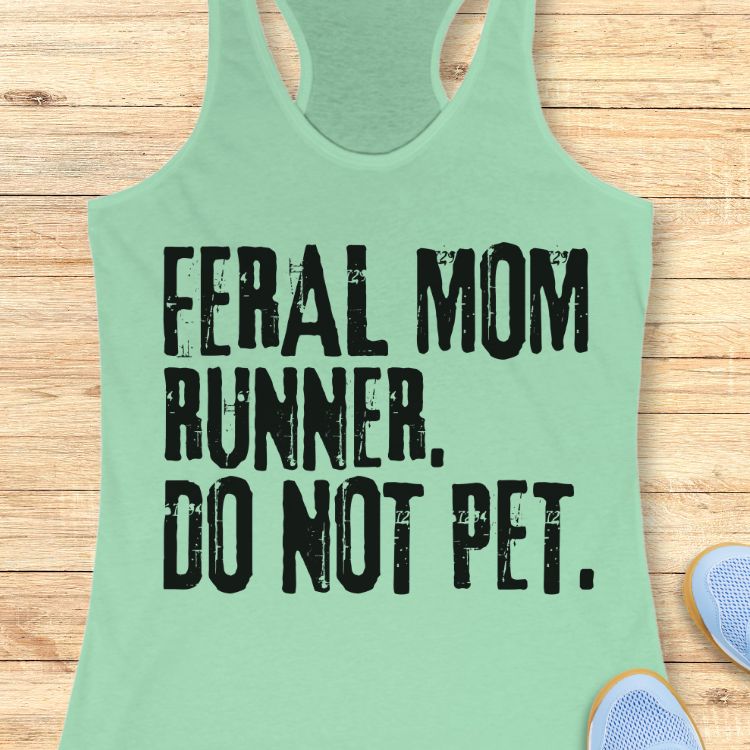 Feral Mom Runner Tank Top