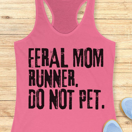 Feral Mom Runner Tank Top