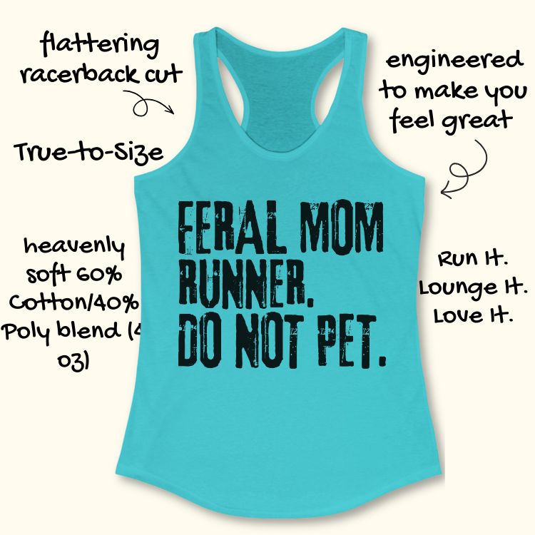 Feral Mom Runner Tank Top