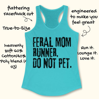Feral Mom Runner Tank Top