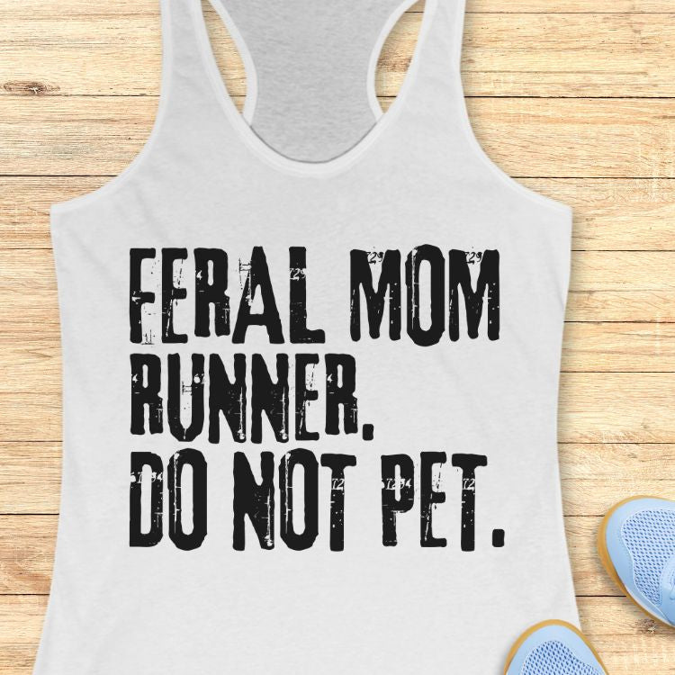 Feral Mom Runner Tank Top