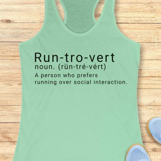 Run-tro-vert Tank Top