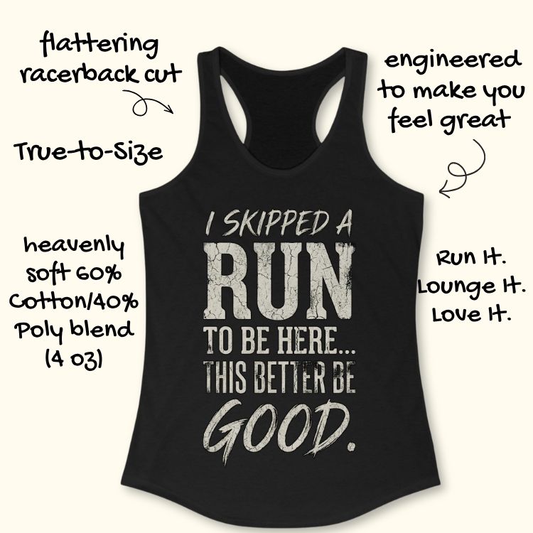 Skipped A Run Tank Top