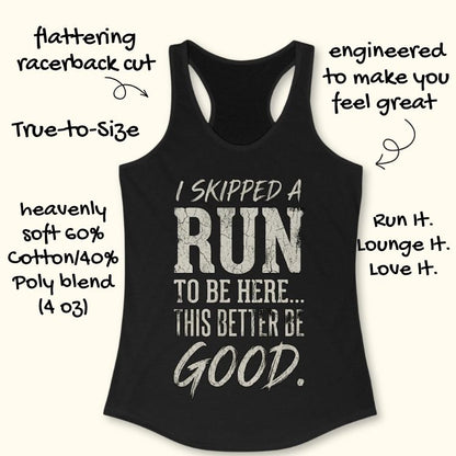 Skipped A Run Tank Top