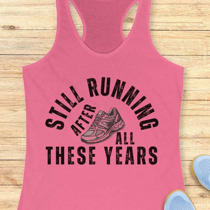 Still Running Tank Top