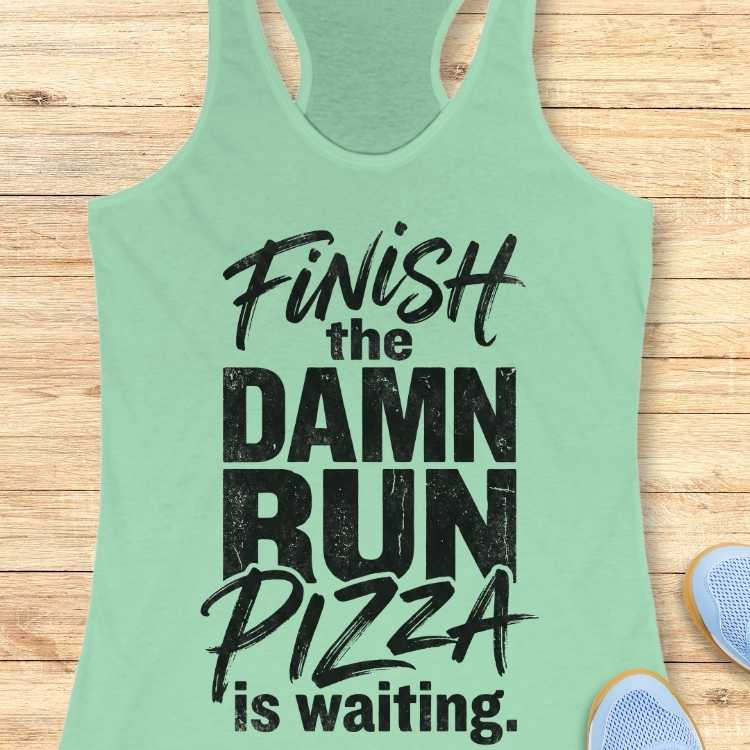Finish The Run Tank Top