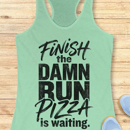 Finish The Run Tank Top