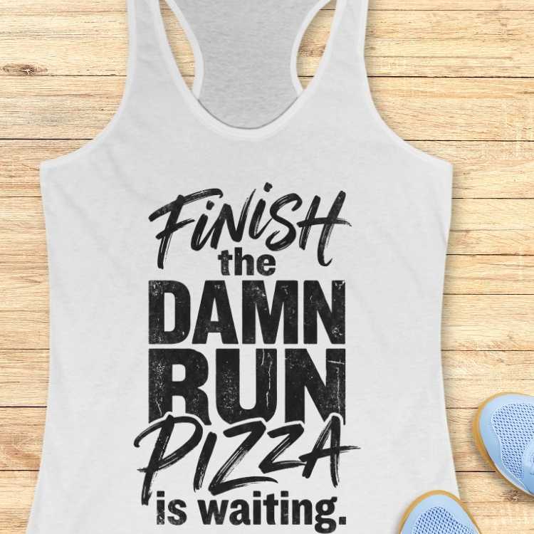 Finish The Run Tank Top
