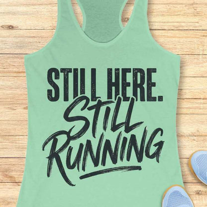 Still Running Tank Top