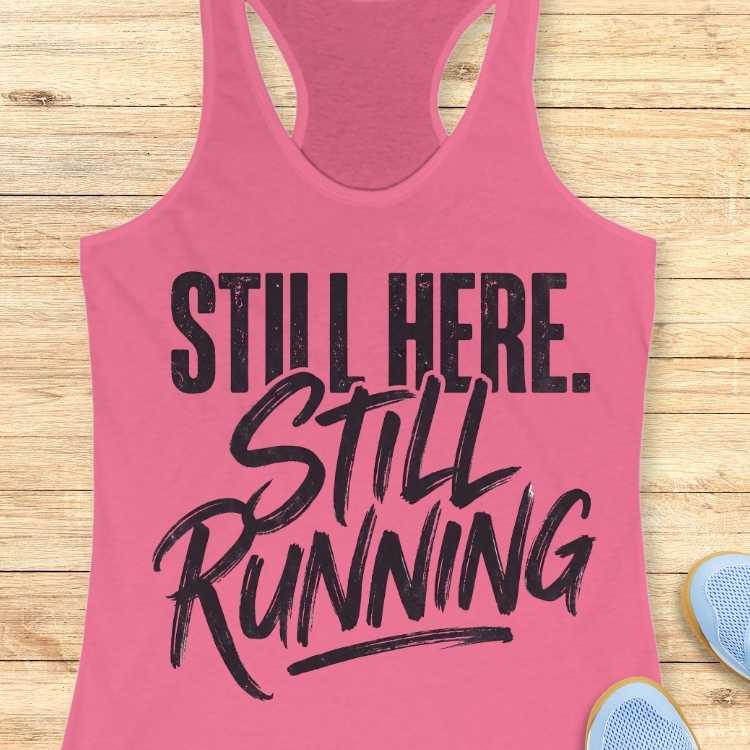Still Running Tank Top
