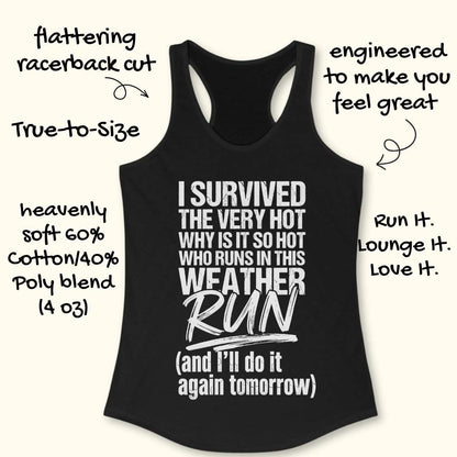 Survived Hot Weather Tank Top