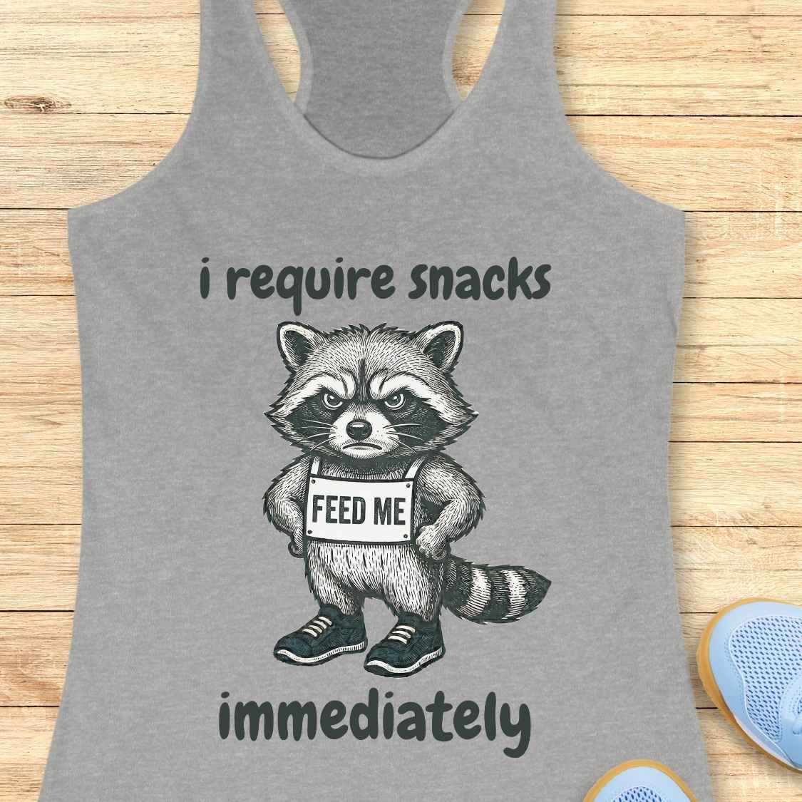 Require Snacks Immediately Tank Top