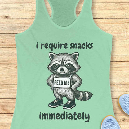 Require Snacks Immediately Tank Top