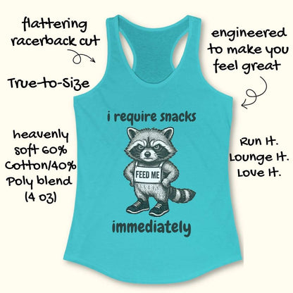 Require Snacks Immediately Tank Top