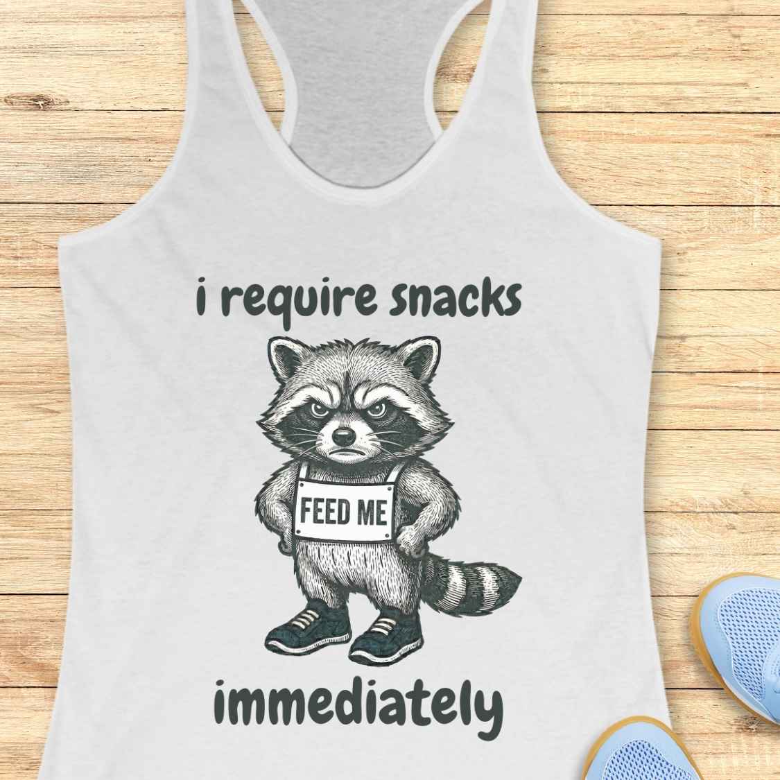 Require Snacks Immediately Tank Top