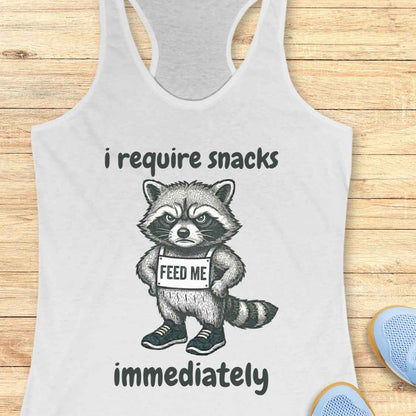 Require Snacks Immediately Tank Top
