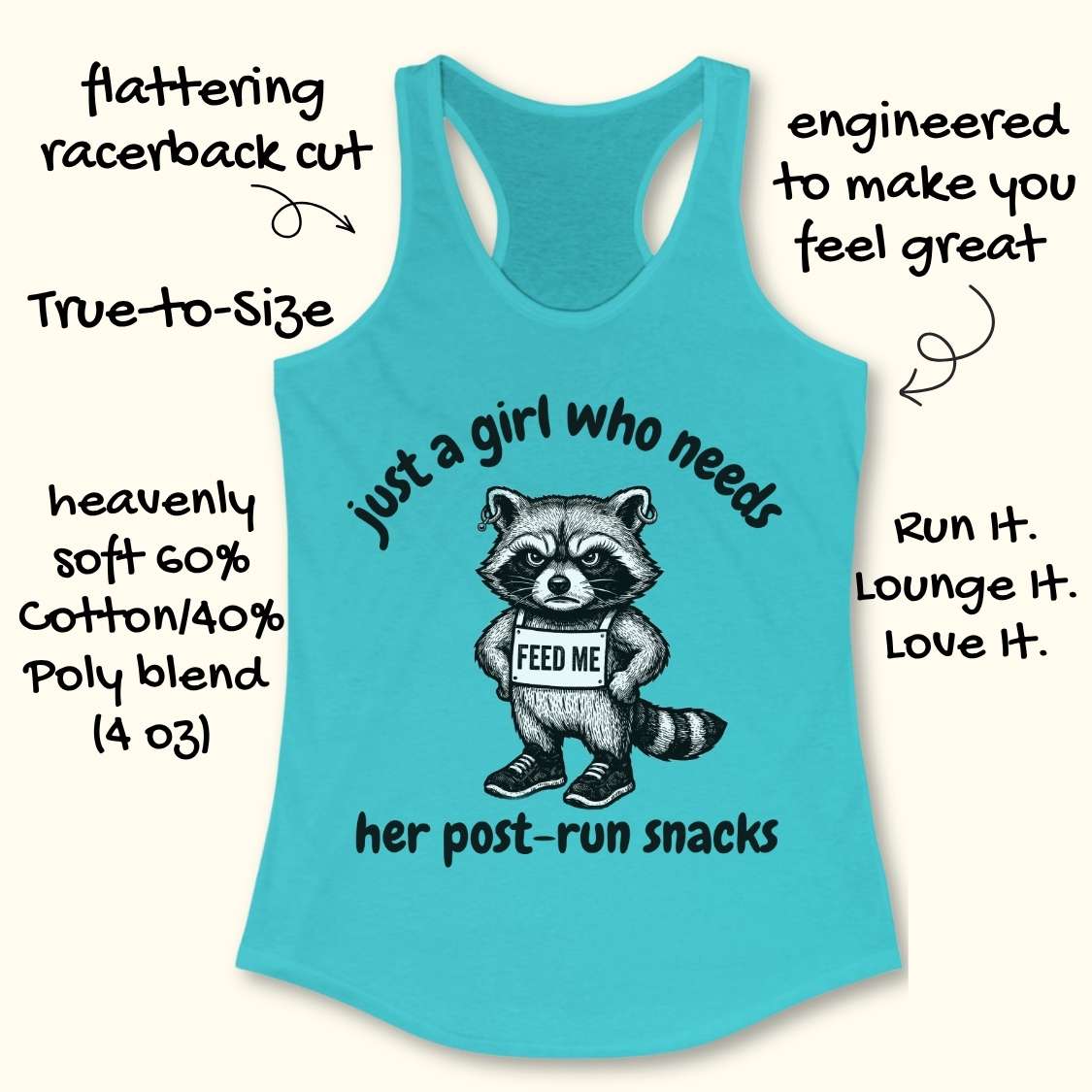 Post-Run Snacks Tank Top