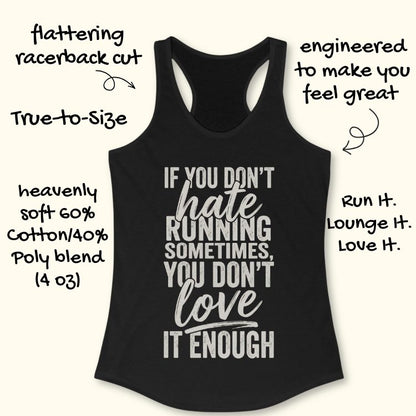 Hate Love Running Tank Top