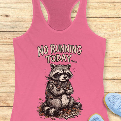 No Running Today Tank Top