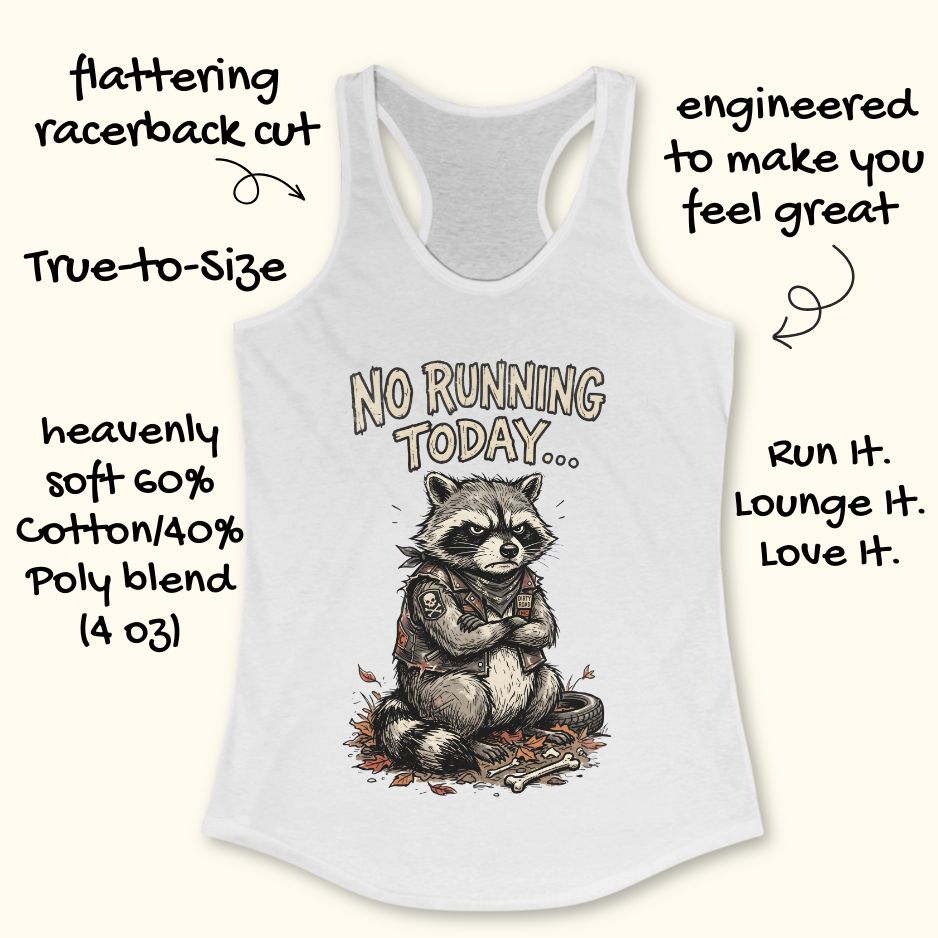 No Running Today Tank Top