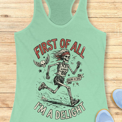 Run Or Die Delight Tank Top