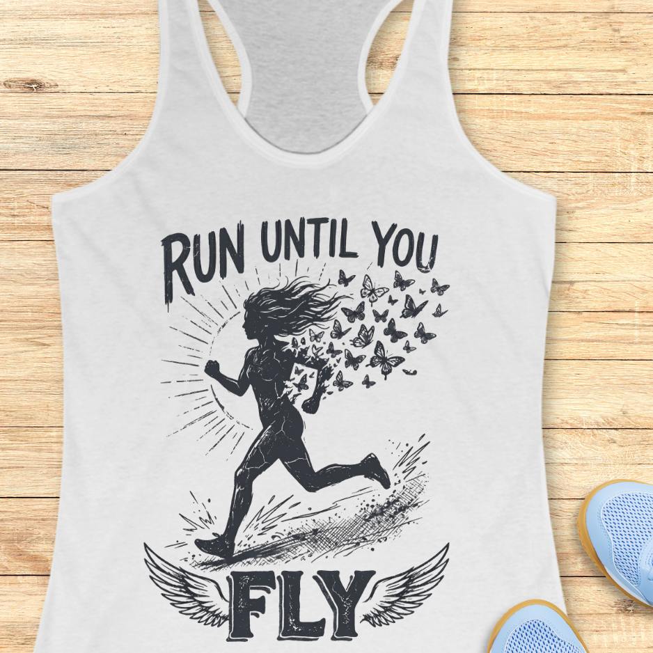 Run Until You Fly Tank Top