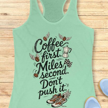 Coffee First Tank Top