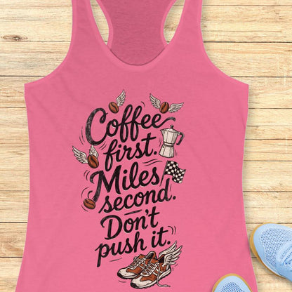 Coffee First Tank Top