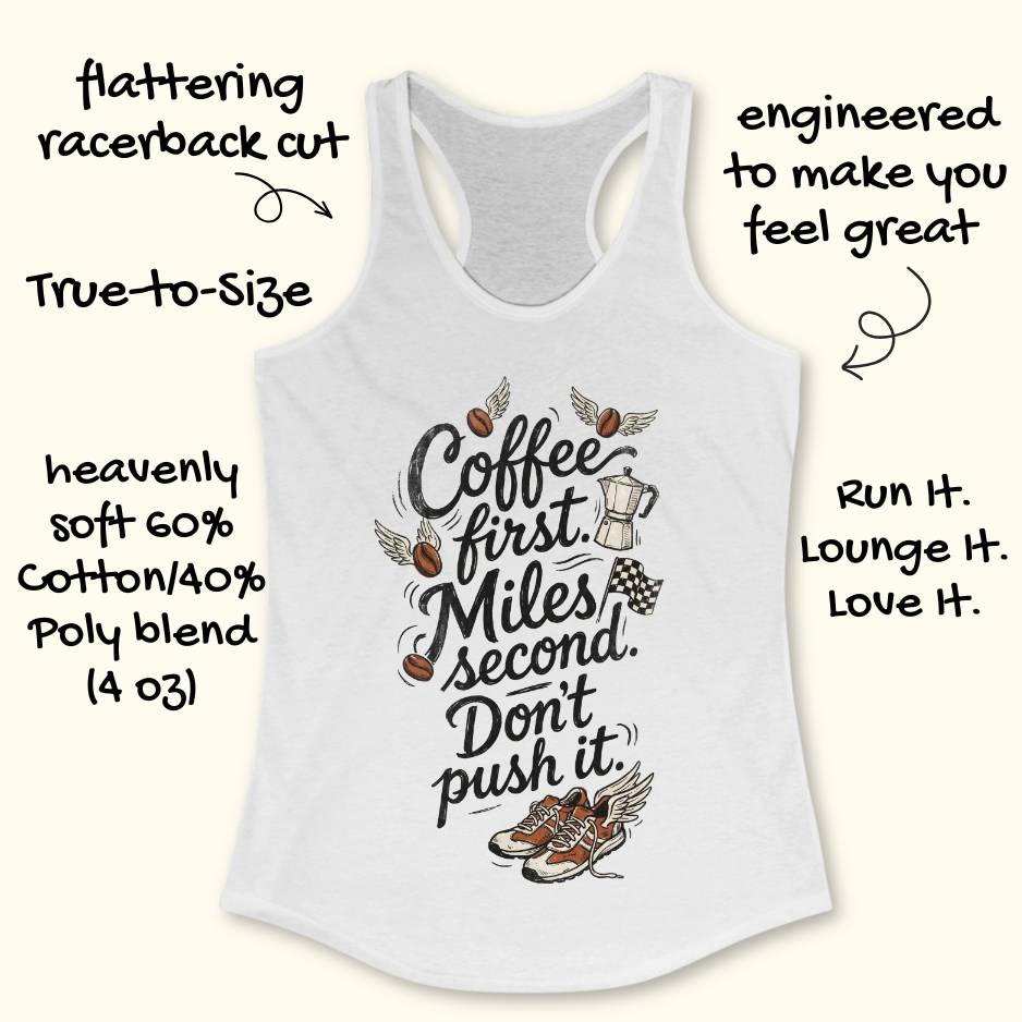 Coffee First Tank Top