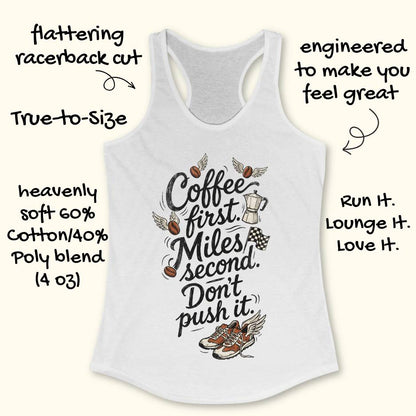 Coffee First Tank Top