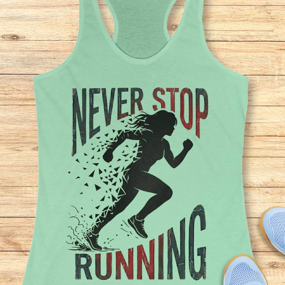 Never Stop Running Tank Top