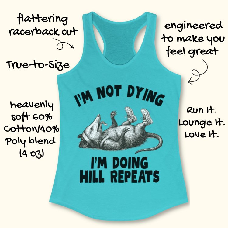 Doing Hill Repeats Tank Top
