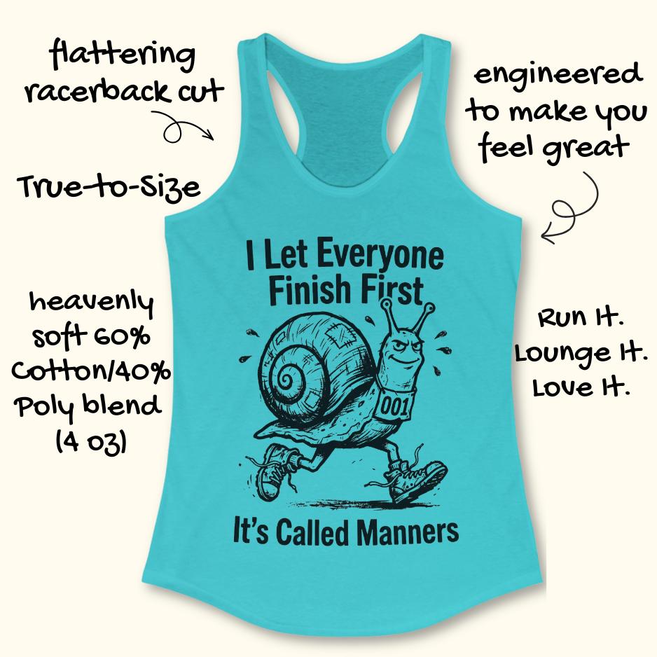 It's Called Manners Tank Top