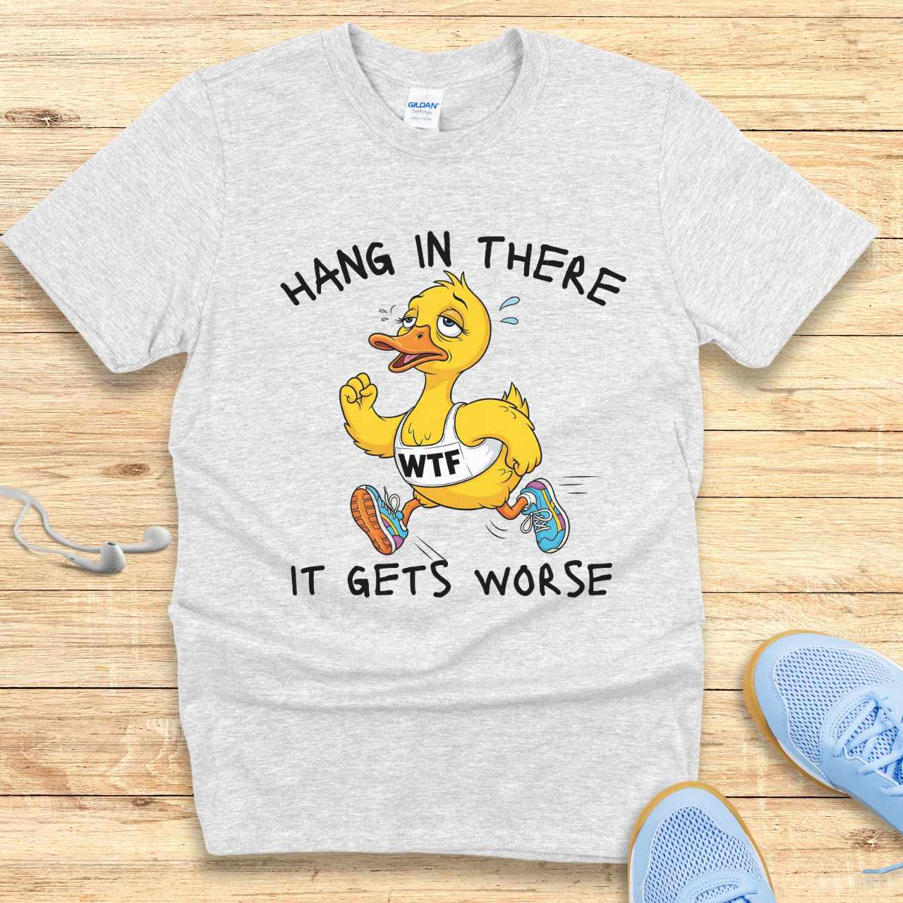 Funny Running Shirt Women Runners T-Shirt Gift It Get's Worse