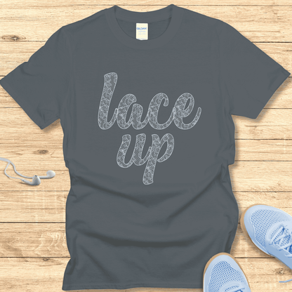 Empowering Running Shirt  Women Runners T-Shirt Gift Lace Up