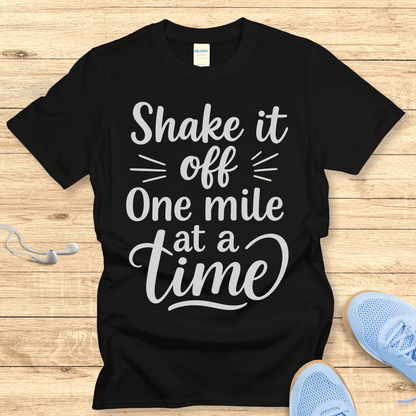Motivation Running Shirt  Women Runners T-Shirt Shake It Off