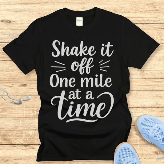Motivation Running Shirt  Women Runners T-Shirt Shake It Off