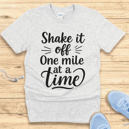 Motivation Running Shirt  Women Runners T-Shirt Shake It Off